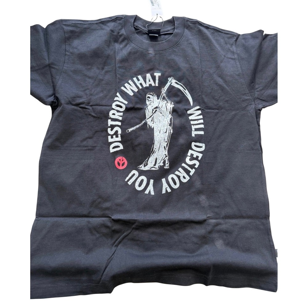 Gildan Graphic T-Shirt Women Small Black New Destroy What Will Destroy You Tee